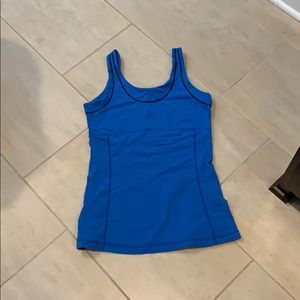 Lucy royal blue running tank top